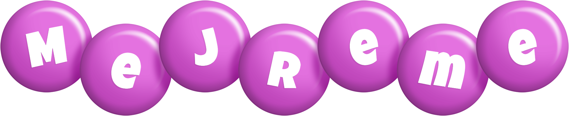 Mejreme candy-purple logo