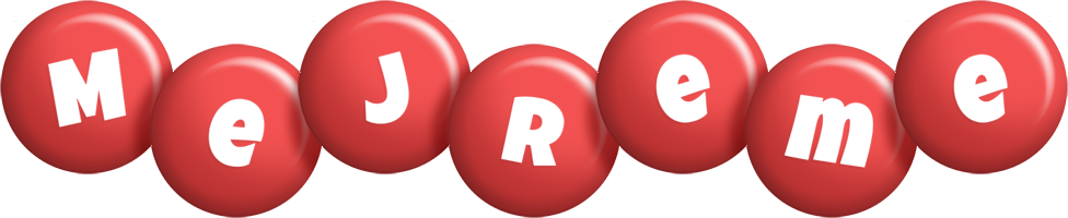 Mejreme candy-red logo