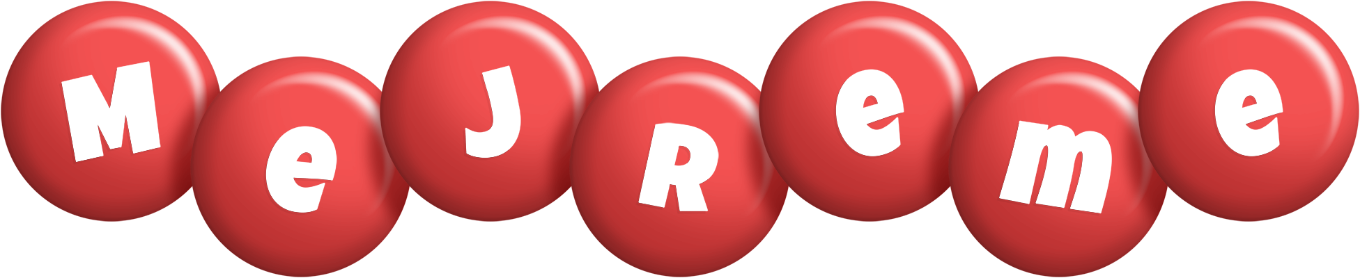 Mejreme candy-red logo
