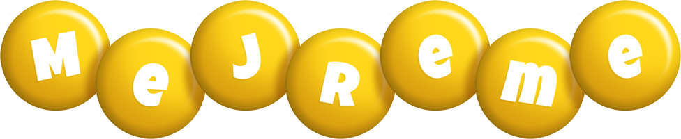 Mejreme candy-yellow logo