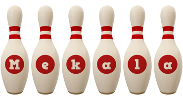 Mekala bowling-pin logo