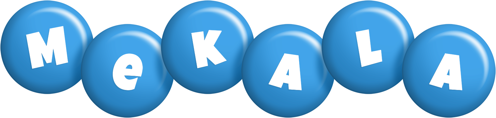 Mekala candy-blue logo