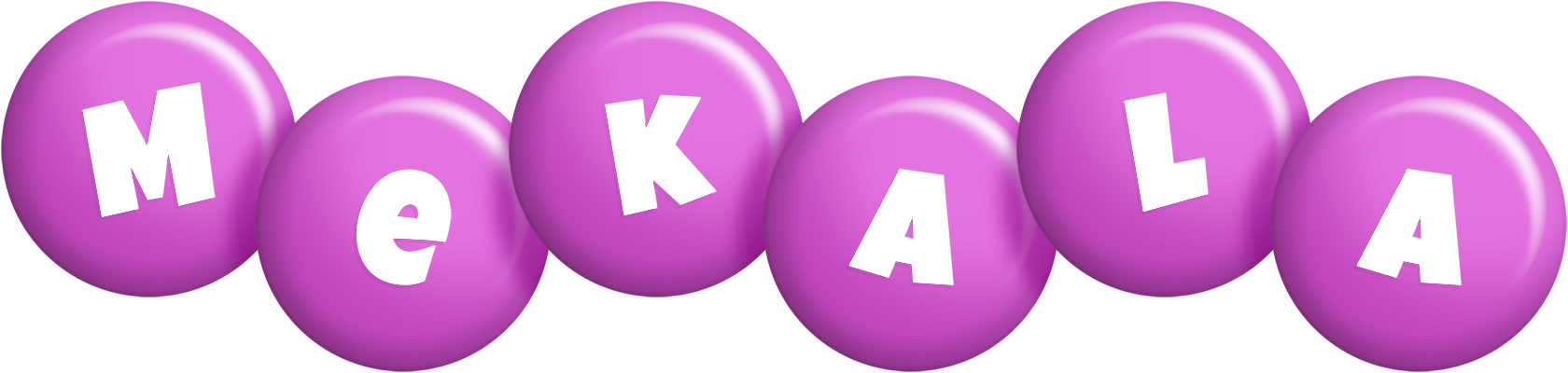 Mekala candy-purple logo
