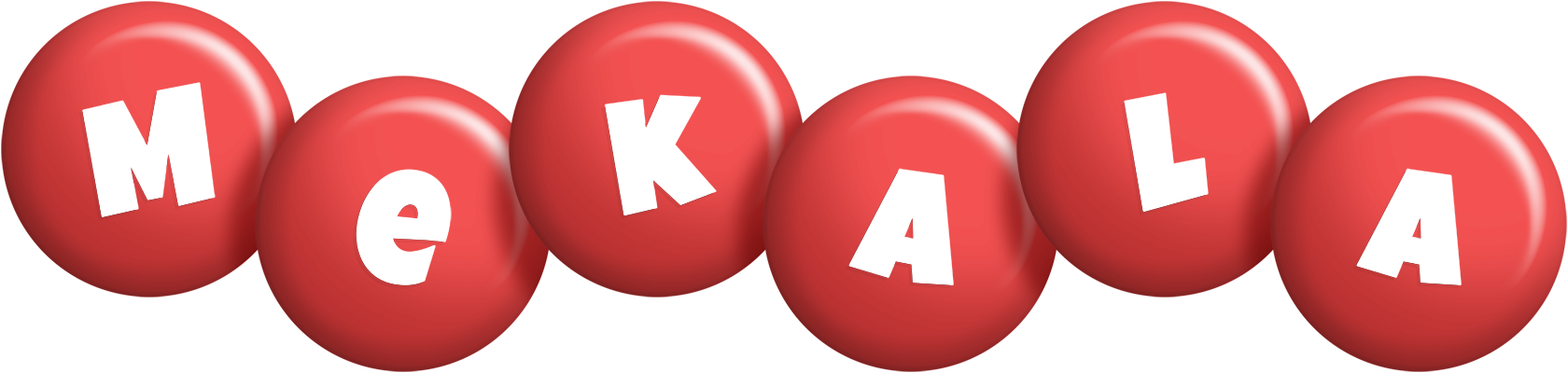 Mekala candy-red logo