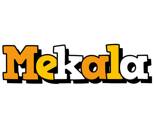 Mekala cartoon logo