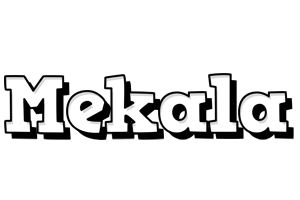 Mekala snowing logo