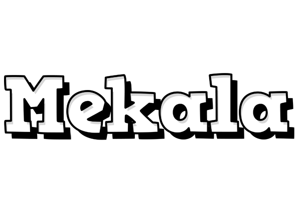 Mekala snowing logo