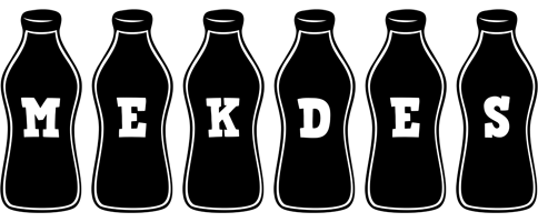 Mekdes bottle logo