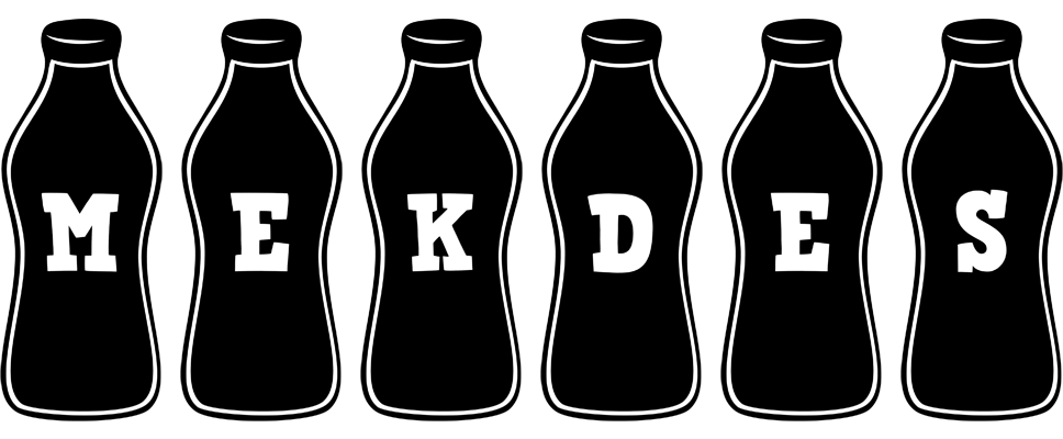 Mekdes bottle logo