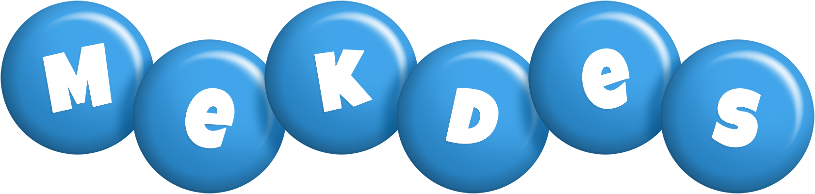 Mekdes candy-blue logo