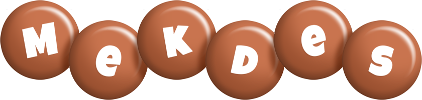 Mekdes candy-brown logo
