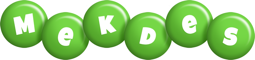 Mekdes candy-green logo