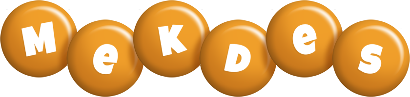 Mekdes candy-orange logo