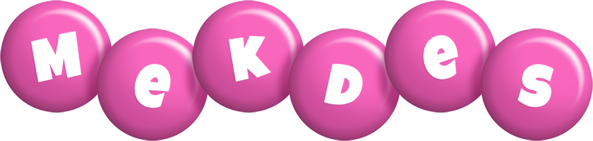 Mekdes candy-pink logo