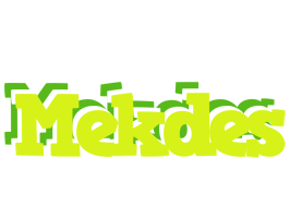 Mekdes citrus logo