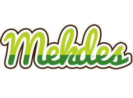 Mekdes golfing logo
