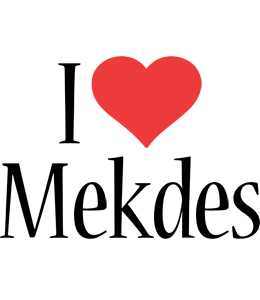 Mekdes i-love logo
