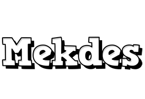 Mekdes snowing logo