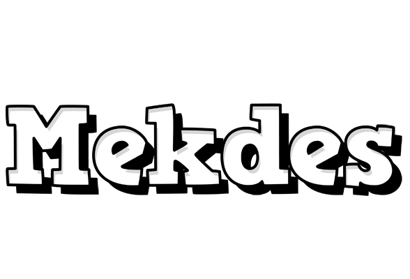 Mekdes snowing logo