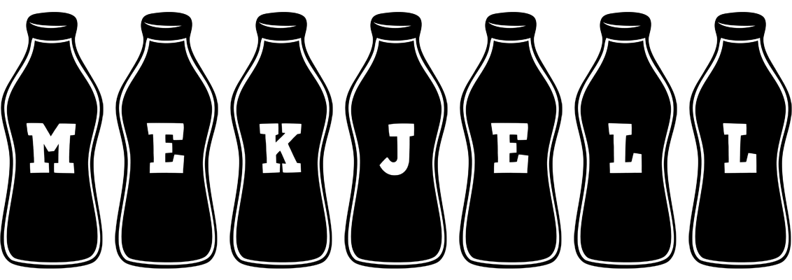 Mekjell bottle logo