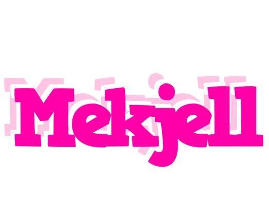 Mekjell dancing logo