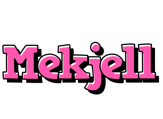Mekjell girlish logo