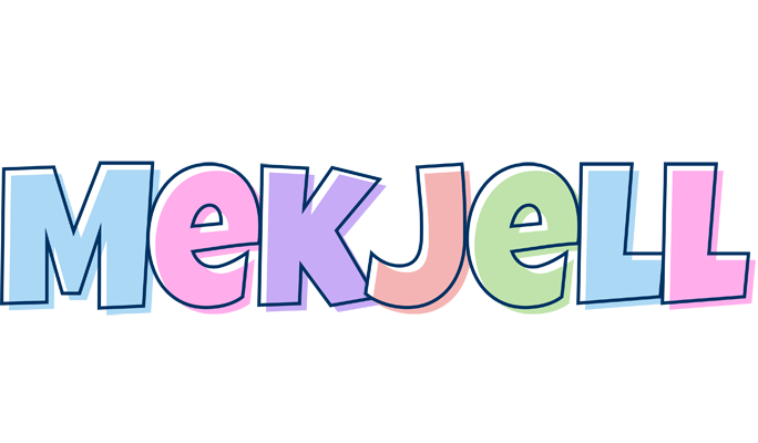 Mekjell pastel logo