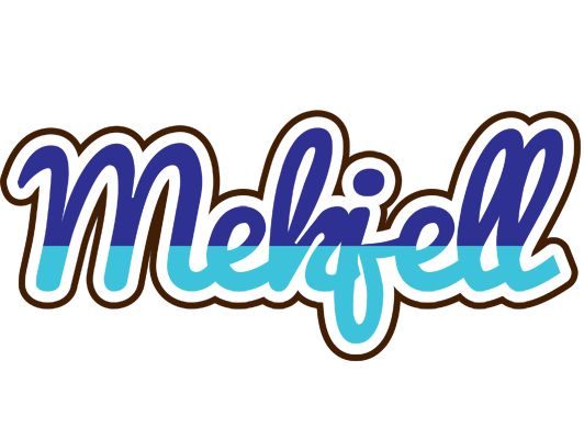 Mekjell raining logo