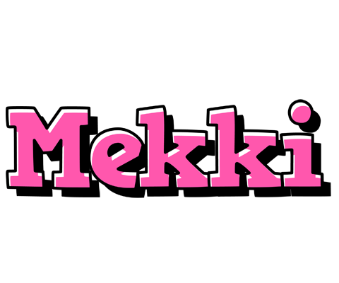 Mekki girlish logo