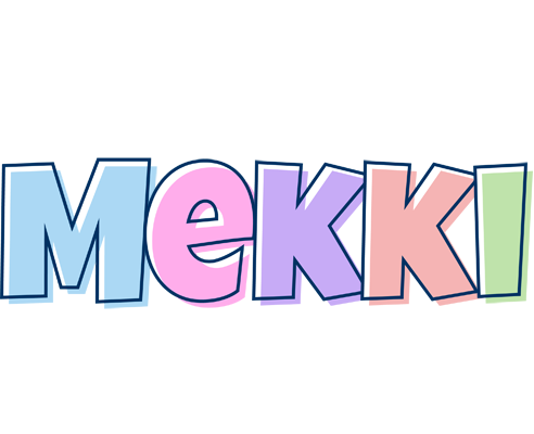 Mekki pastel logo