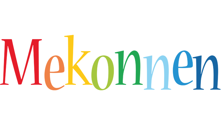 Mekonnen birthday logo