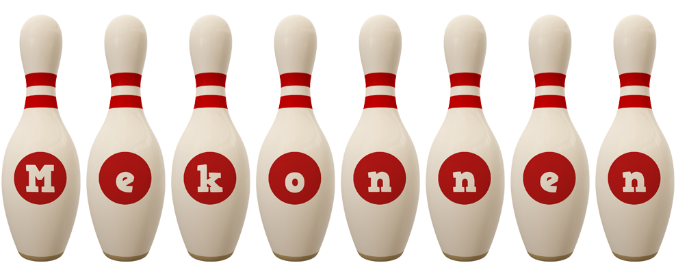 Mekonnen bowling-pin logo