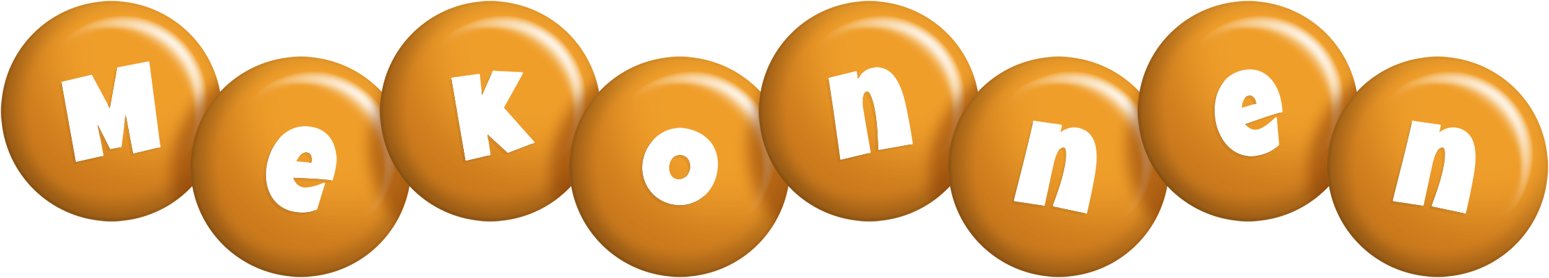 Mekonnen candy-orange logo
