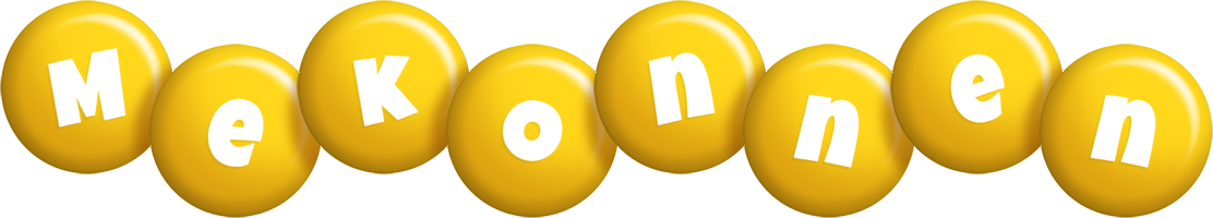 Mekonnen candy-yellow logo