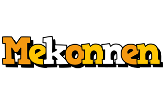 Mekonnen cartoon logo