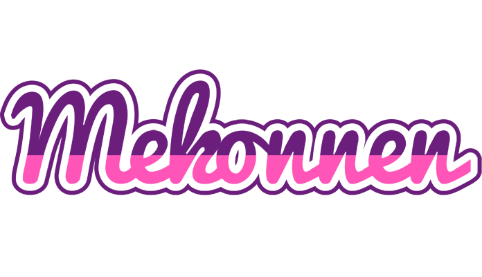 Mekonnen cheerful logo