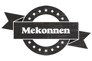 Mekonnen grunge logo