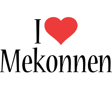 Mekonnen i-love logo