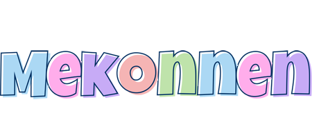 Mekonnen pastel logo