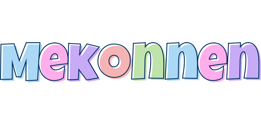 Mekonnen pastel logo