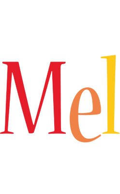 Mel birthday logo