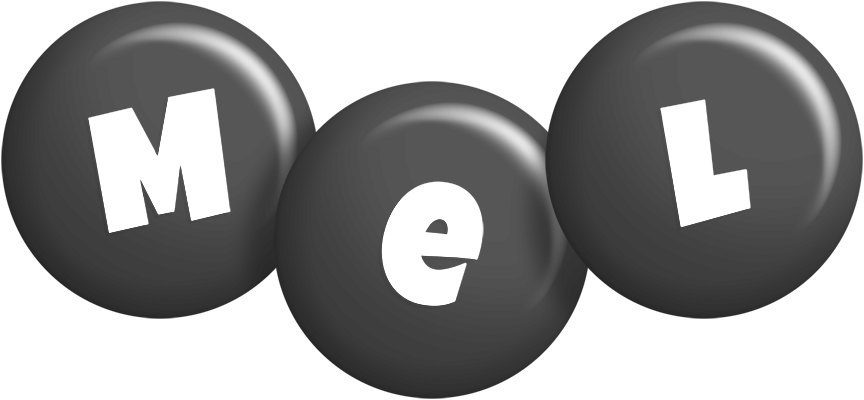 Mel candy-black logo