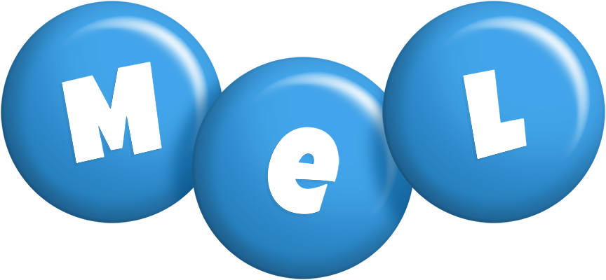 Mel candy-blue logo