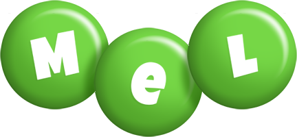 Mel candy-green logo