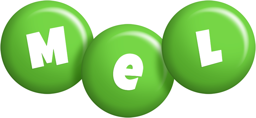 Mel candy-green logo