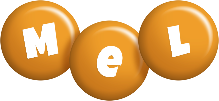 Mel candy-orange logo