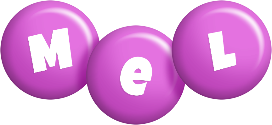 Mel candy-purple logo