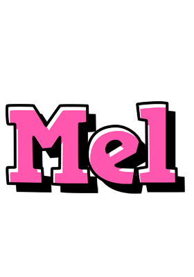 Mel girlish logo