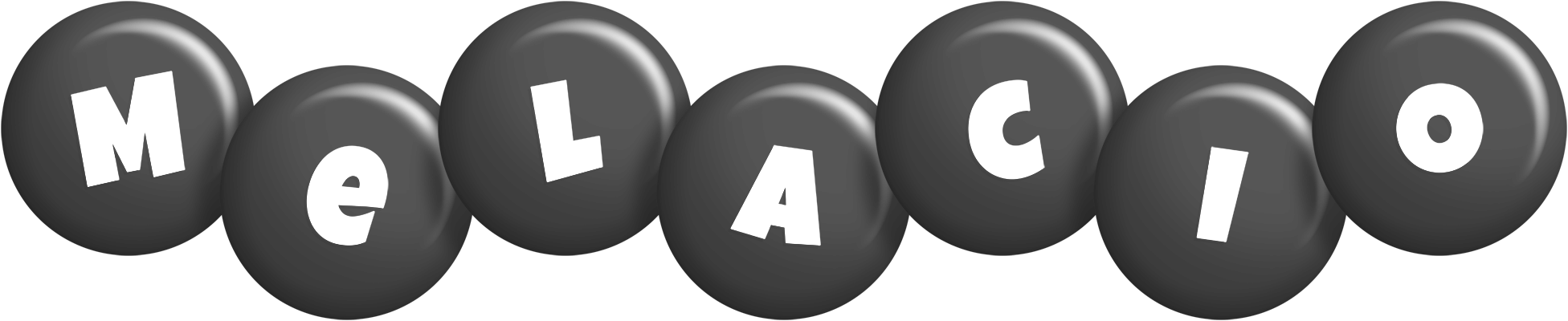 Melacio candy-black logo