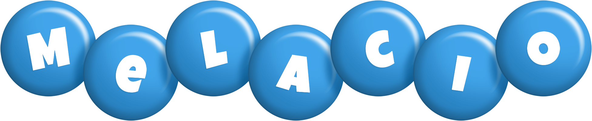 Melacio candy-blue logo